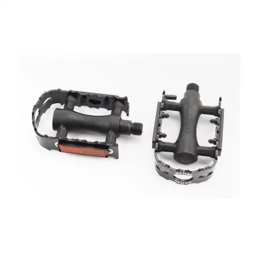 Педали MTB 9/16" (103x63x28мм) пластико-алюминиевые, чёрные LU-C3, ВЕЛОЗАПЧАСТИНИ, YQ-411134