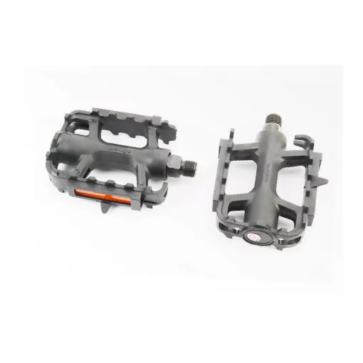 Педали MTB 9/16" (106x80x26мм) пластиковые, чёрные LU-207, ВЕЛОЗАПЧАСТИНИ, YQ-411136