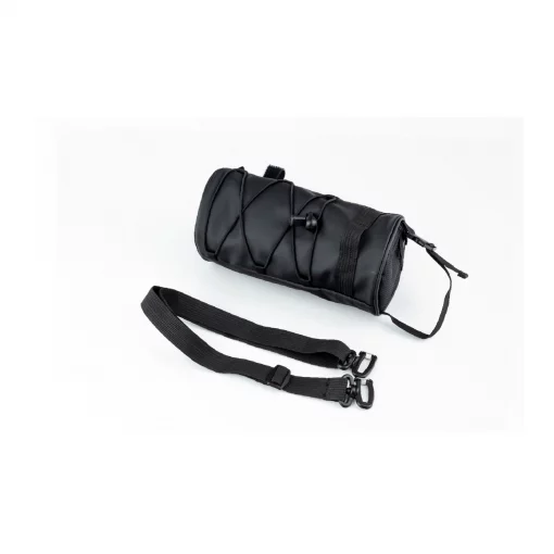 Сумка на руль, крепл. на липучке, влагозащитная, чёрная, ВЕЛОАКСЕСУАРИ, YQ-403243