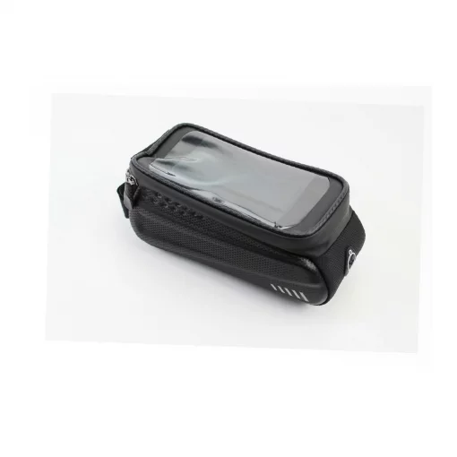 Сумка на раму (жёсткий чехол) с водонепроницаемым отделением для смартфона 175х90х80мм, крепл. на липучке, влагозащитная,
