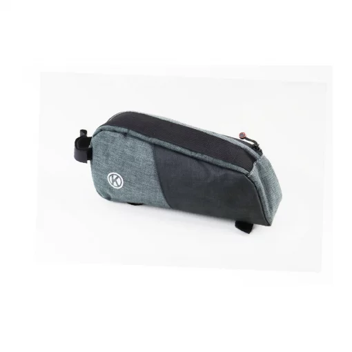 Сумка на раму 250х110х60мм, крепл. на липучке, серо-чёрная, ВЕЛОАКСЕСУАРИ, YQ-409778