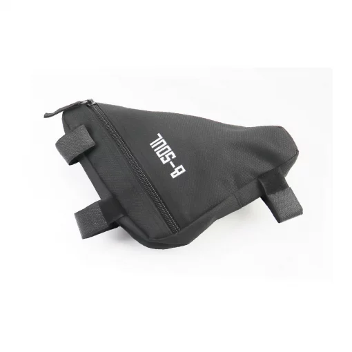 Сумка под раму треугольная 230х180х180мм, крепл. на липучке, влагозащитная, чёрная, ВЕЛОАКСЕСУАРИ, YQ-409620