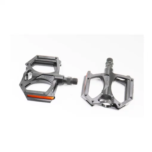 Педали MTB широкие 9/16" (100x100x23мм) алюминиевые, чёрные M195DU, ВЕЛОЗАПЧАСТИНИ, YQ-406673