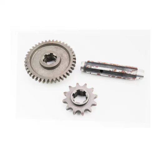 Редуктор фрези R175/180N/190N/195N-Вал первинний+зірка Z-12+Шестерня Z-40 81-1, НАВІСНЕ, YQ-604725