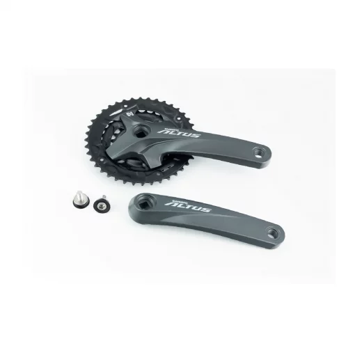 Шатуни "квадрат" 170мм, 40.30.22T MTB, алюмінієві, сіро-чорн ALTUS FC-M2000, ВЕЛОЗАПЧАСТИНИ, YQ-404252