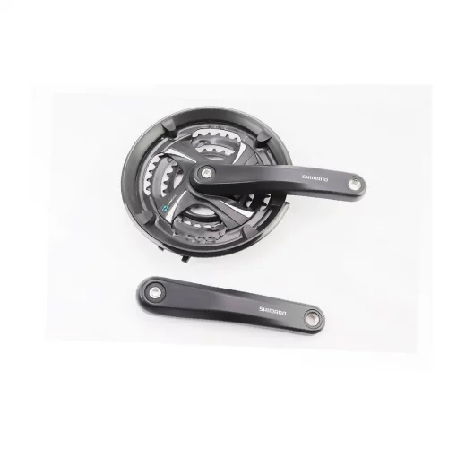 Шатуны "квадрат" 170мм, 48.38.28T MTB, алюминиевые, чёрные FC-TX801, ВЕЛОЗАПЧАСТИНИ, YQ-404254