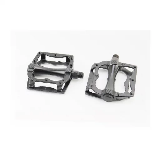 Педали MTB широкие 9/16" (105x96x26мм) алюминиевые, чёрные, ВЕЛОЗАПЧАСТИНИ, YQ-411957