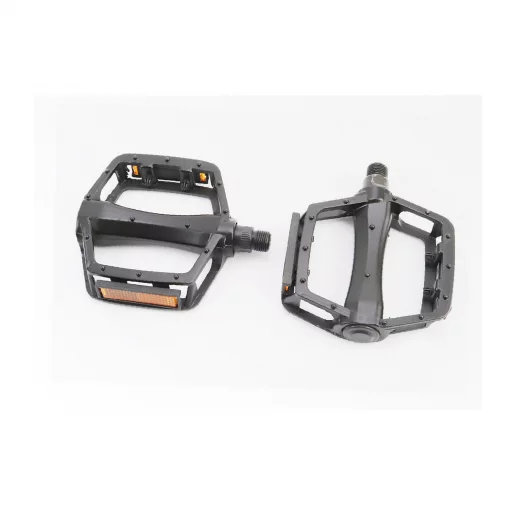 Педали MTB широкие 9/16" (107x100x25мм) алюминиевые, чёрные YT-008, ВЕЛОЗАПЧАСТИНИ, YQ-411040