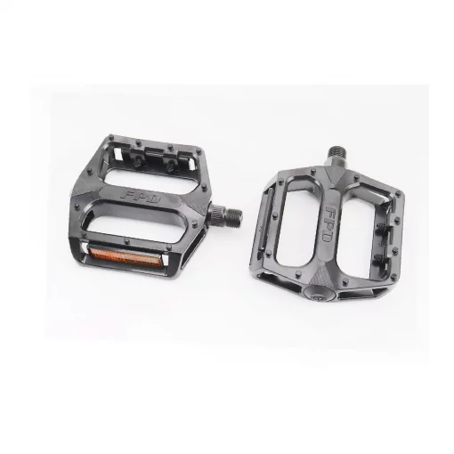 Педали MTB широкие 9/16" (108x100x24мм) алюминиевые, чёрные NWL-219, ВЕЛОЗАПЧАСТИНИ, YQ-411114