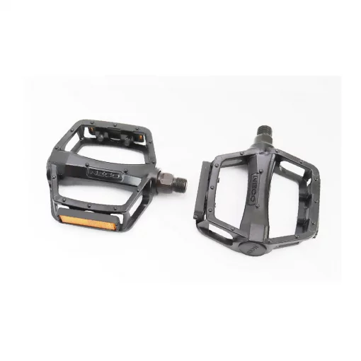 Педали MTB широкие 9/16" (108x100x25мм) алюминиевые, чёрные WP303А, ВЕЛОЗАПЧАСТИНИ, YQ-406777