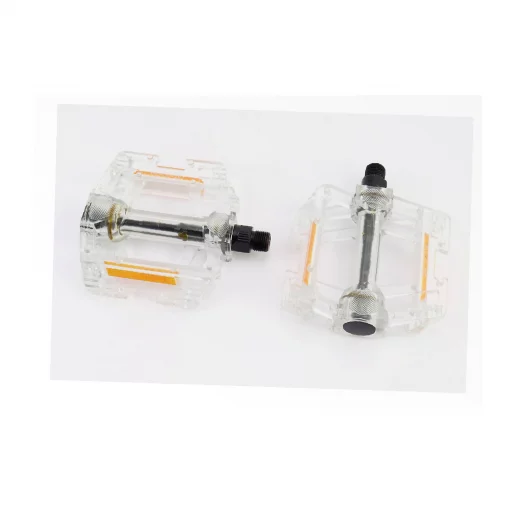 Педали MTB широкие 9/16" (113x103x26.5мм) поликарбонатные, прозрачные HC- JD287, ВЕЛОЗАПЧАСТИНИ, YQ-406407