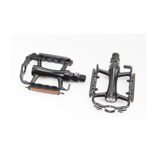 Педали ROAD 9/16" (103x64x23мм), пром-подшипник (6х13х5), алюминиевые, чёрные FPD-87B, ВЕЛОЗАПЧАСТИНИ, YQ-406975