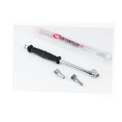 Удлинитель для накачки колёс, двусторонний, на шланг 8мм и быстроразъёмное соединение (PT-0515), Ручний інструмент, YQ-702385