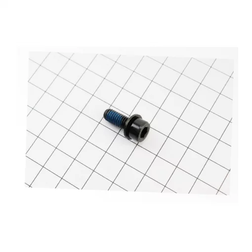 Болт тормозного суппорта M6x15мм, под шестигранник 5мм, чёрный, ВЕЛОЗАПЧАСТИНИ, YQ-411726