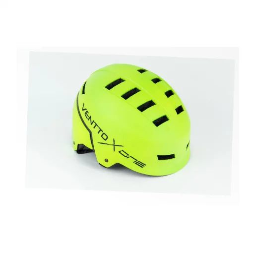 Шлем велосипедный подростковый BMX M (55-58см), 16 вент. отверстий, салатовый VENTTO XONE, ВЕЛОЕКІПІРУВАННЯ, YQ-408247