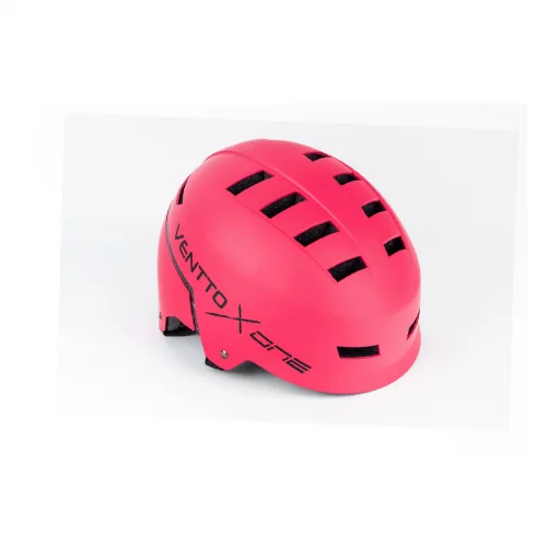 Шлем велосипедный подростковый BMX M (55-58см), 16 вент. отверстий, красный VENTTO XONE, ВЕЛОЕКІПІРУВАННЯ, YQ-408245