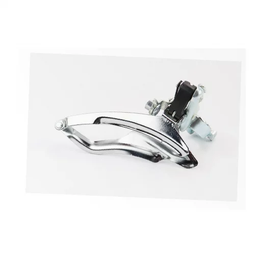 Перекидка цепи передняя с верхней тягой, крепл. 28,6мм, под звезду 42Т, хром, ВЕЛОЗАПЧАСТИНИ, YQ-403302