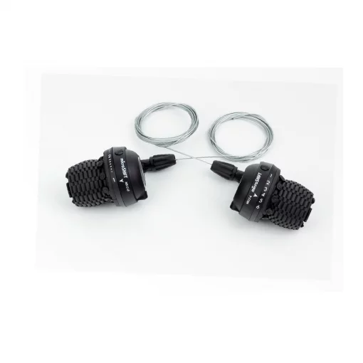 Переключатели (грипшифт) 3x6 скоростей, чёрные MS-12, ВЕЛОЗАПЧАСТИНИ, YQ-406398