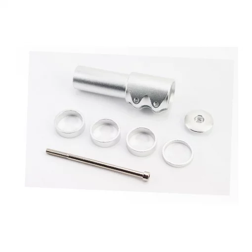 УЦІНКА вело Подовжувач штока вилки 1-1/8&rdquo; (28,6 мм)х115мм, алюмінієвий, сірий (без болтів), ВЕЛОЗАПЧАСТИНИ, YQ-411977