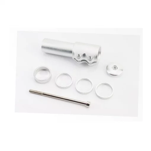 УЦІНКА вело Подовжувач штока вилки 1-1/8&rdquo; (28,6 мм)х115мм, алюмінієвий, сірий (без болтів), ВЕЛОЗАПЧАСТИНИ, YQ-411978