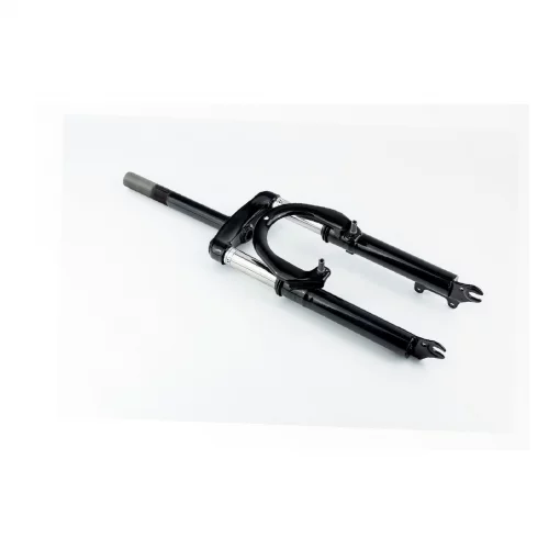 Вилка 20" амортизаційна, з різьбою 1" (25,4мм), шток 200мм, з ходом 50мм, V/Disk-brake, чорна, ВЕЛОЗАПЧАСТИНИ, YQ-412251