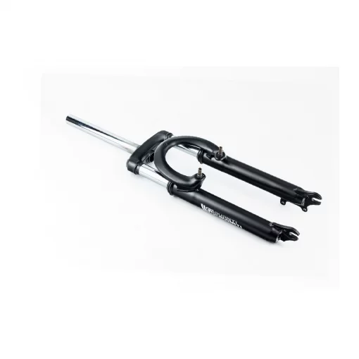 Вилка 24" амортизационная, без резьбы 1-1/8" (28,6мм), шток 240мм, с ходом 50мм, V/Disk-brake, чёрная ES-226, ВЕЛОЗАПЧАСТИНИ,