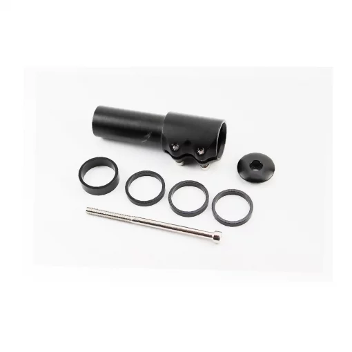 Подовжувач штока вилки 1-1/8&rdquo; (28,6 мм)х115мм, алюмінієвий, чорний, ВЕЛОЗАПЧАСТИНИ, YQ-403467