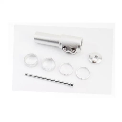 Подовжувач штока вилки 1-1/8&rdquo; (28,6 мм)х117мм, алюмінієвий, сірий HR-117, ВЕЛОЗАПЧАСТИНИ, YQ-406514