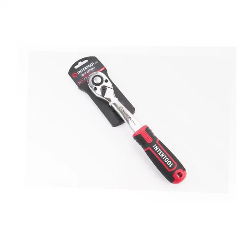 Трещотка с изогнутой ручкой 1/2" 72 зуба CrV STORM (ET-8003), Ручний інструмент, YQ-702219