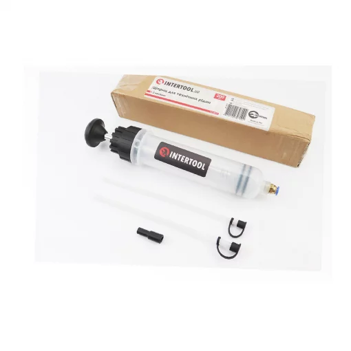 Шприц для технических жидкостей 200мл, 2 насадки (AT-3071), Ручний інструмент, YQ-702225