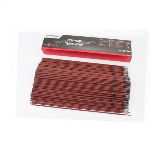 Електроди зварювальні 6013, D-2мм, 2,5 кг, STORM (EW-2520), Витратні матеріали, YQ-703255