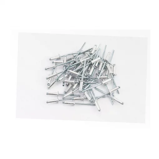 Заклёпки алюминиевые 4х12мм, к-кт 50шт (RT-4012), Витратні матеріали, YQ-703122