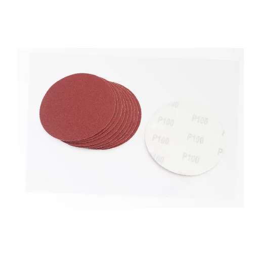 Круг шлифовальный самоклеющийся 125мм, бумага класс C, K100, к-кт 10шт (BT-0510), Витратні матеріали, YQ-703155