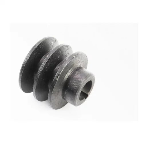 Шкив под коленвал, d-19мм (D-55мм, 2-х ручейковый, два паза под ремень SPА, металл) 168F/170F, D168F, YQ-601126