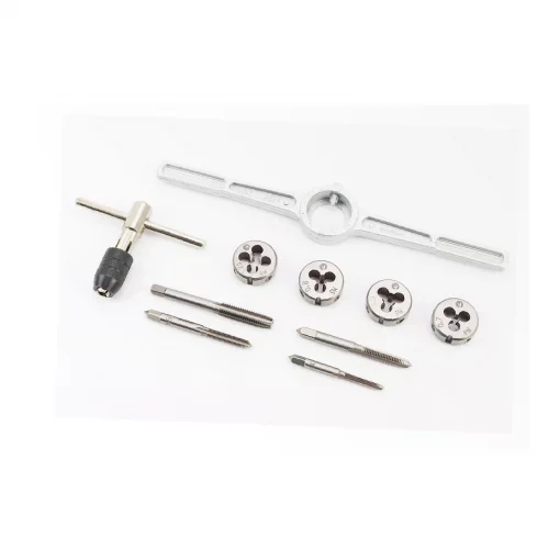 Набор плашек и метчиков с держателями М4x0,7/М5x0,8/М6x1,0/М8x1,25 (SD-8025), Витратні матеріали, YQ-703175