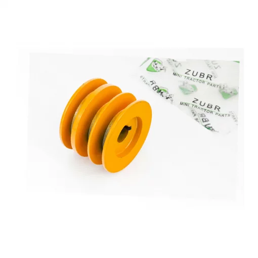 Шкив под коленвал, d-20мм (D-85мм, 3-х ручейковый, два паза под ремень SPB один под SPA, металл) 168F/170F, D168F, YQ-601504