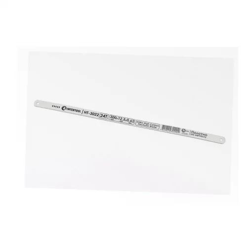 Полотно для ножівки по металу 300x12,5x0,62 24T 65 Mn High Carbon (HT-3022), Витратні матеріали, YQ-703134