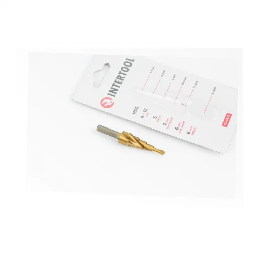 Сверло по металлу ступенчатое спиральное 4,6,8,10,12 мм (SD-5833), Витратні матеріали, YQ-703279