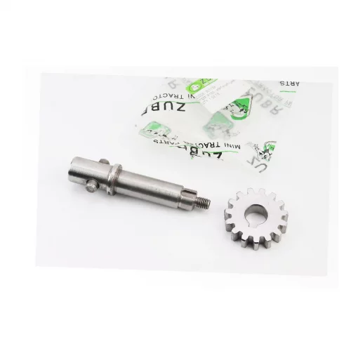 Вал ручного стартера с резьбой+шестерня Z-15 к-кт R175A/R180NM, D175/180N, YQ-603642