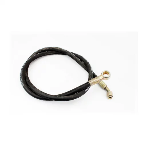 Шланг гідравлічний (L-148см, фітінг1 під болт D-18мм, фітінг2 30град, гайка М16), Мототрактор, YQ-608072