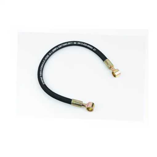 Шланг гидравлический (L-65см, фитинг1 под болт, D-18мм, фитинг2 под болт, D-18мм), Мототрактор, YQ-608008