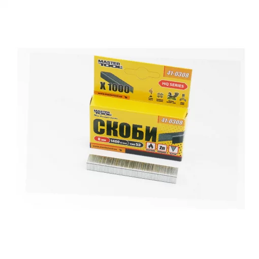 Скобы закалённые 8мм, R53, к-кт 1000шт (41-0308), Витратні матеріали, YQ-703239