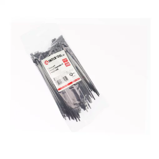 Хомут-стяжка пластиковый 3,6x150мм, к-кт 100шт, чёрный (TC-3616), Витратні матеріали, YQ-703198