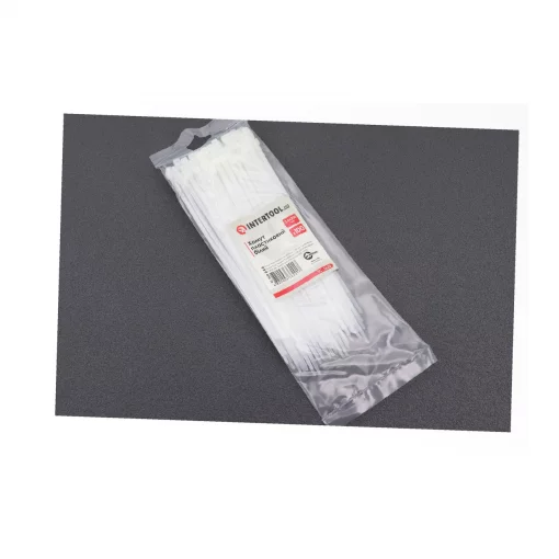 Хомут-стяжка пластиковый 3,6x200мм, к-кт 100шт, белый (TC-3620), Витратні матеріали, YQ-703192