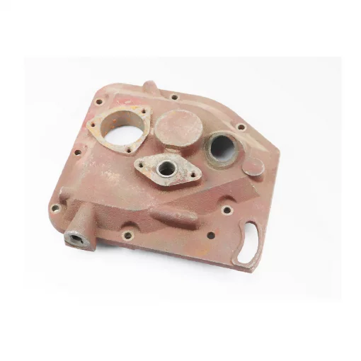 Кришка блоку двигуна права (з боку заводного важіля), коротка, 7відп., чавун R175A/R180NM, НЕ ЗАГЛУШЕНИЙ ОЛІЙНИЙ КАНАЛ, (можливий