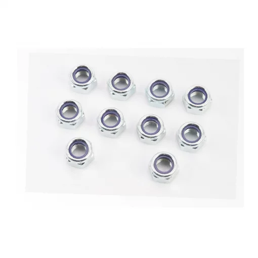 Гайка М12x1,75 самостоп 6 цб DIN985, к-кт 10шт, Метизи, YQ-704032