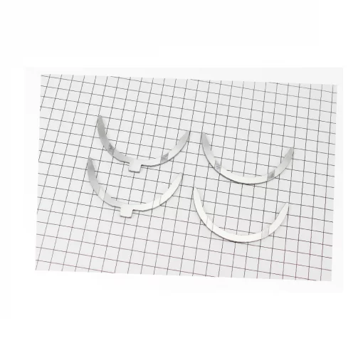 Вкладыши упорные к-кт 4шт STD (KM485QB-01007+KM485QB-01008), Foton, Jinma, YQ-614006