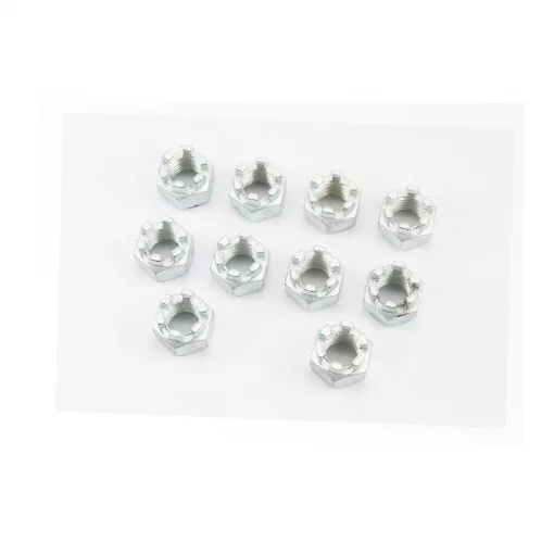 Гайка М16x2 корончаста 8 цб DIN935, к-кт 10шт, Метизи, YQ-704063