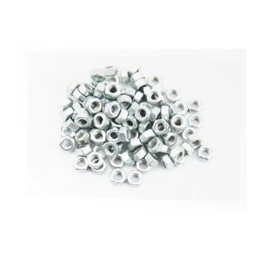 Гайка М6x1мм 6 цб DIN934, к-кт (92шт), Метизи, YQ-704018