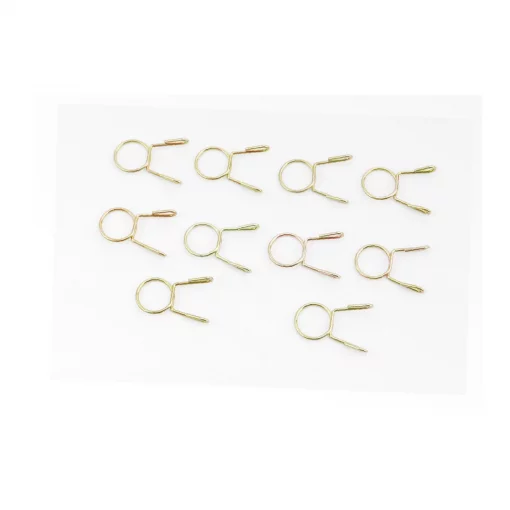 Зажим шланга топливного (хомут) 10мм, к-кт 10шт, Метизи, YQ-337805